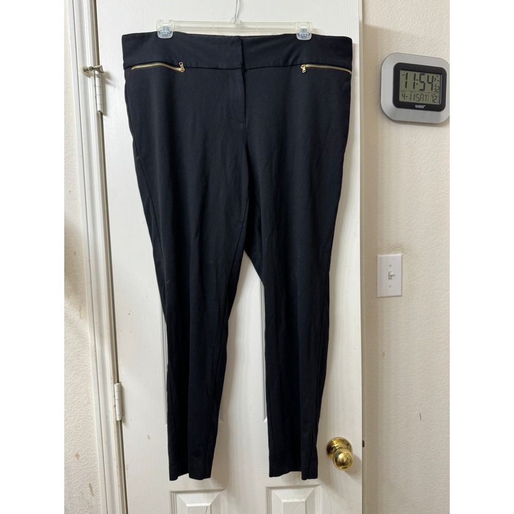 women's Plus size black pants Alfani size 18W